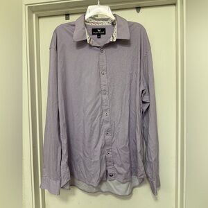 Buttercloth knit Oxford - purple/white - 3XL - regular fit